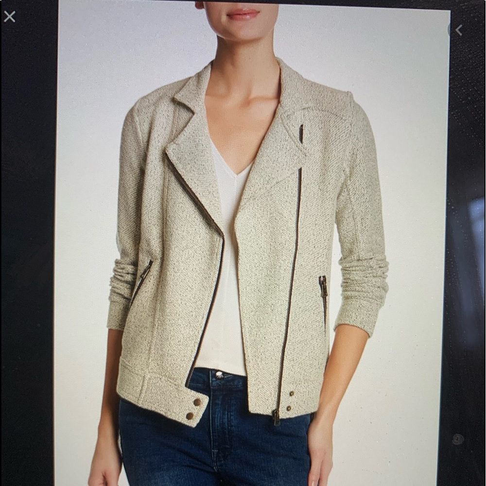 Lucky Brand Knit Moto Jacket